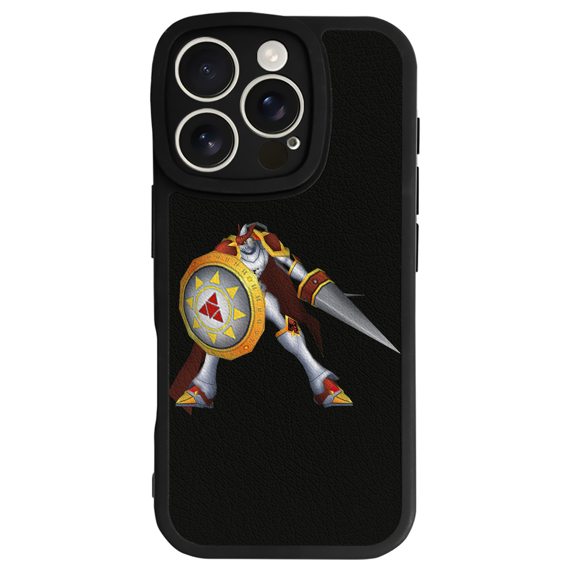 （画像用） Digimon デジタルモンスター/デジモン 【iPhone 16シリーズ対応】シリコンスマホケース（レザー調） 材質：シリコン